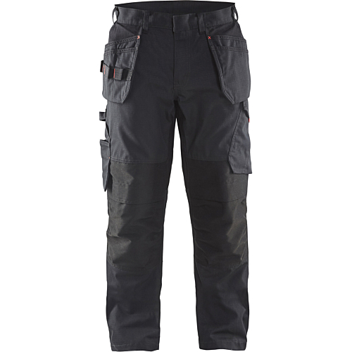 Service Trouser with stretch and nail pockets-Red/Black-C44