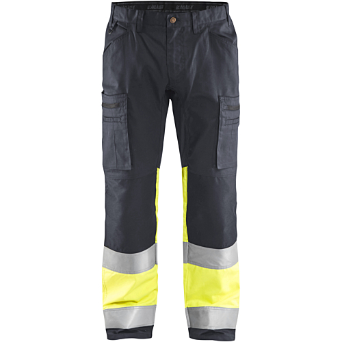 High Vis Trousers with Stretch-Yellow/Grey-C44