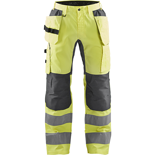 High Vis Trousers with Stretch-Yellow/Grey-C44