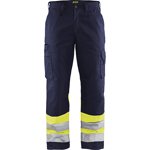 1564 Hi-Vis trousers-Navy/Yellow-C44