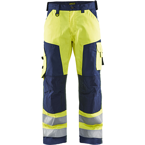 1566 Hi-Vis trousers-Navy/Yellow-C44