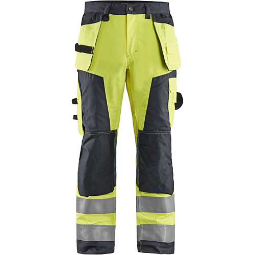 High vis craftsman trousers-Yellow/Grey-C44