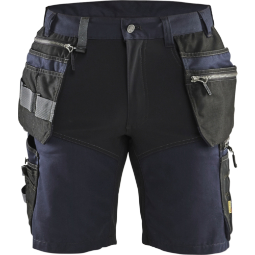 1598 Craftsman shorts with stretch-Navy/Black-C44