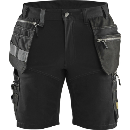 1598 Craftsman shorts with stretch-Black-C44