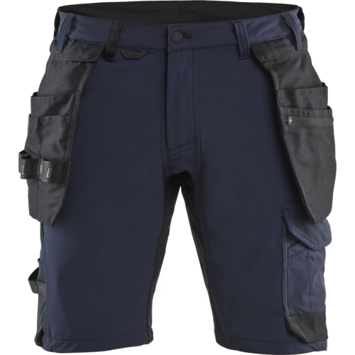 1702 Craftsman shorts 4-way stretch-Navy/Black-C44