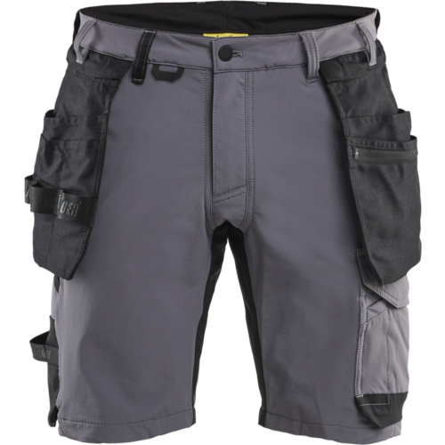 1702 Craftsman shorts 4-way stretch-Grey/Black-C44