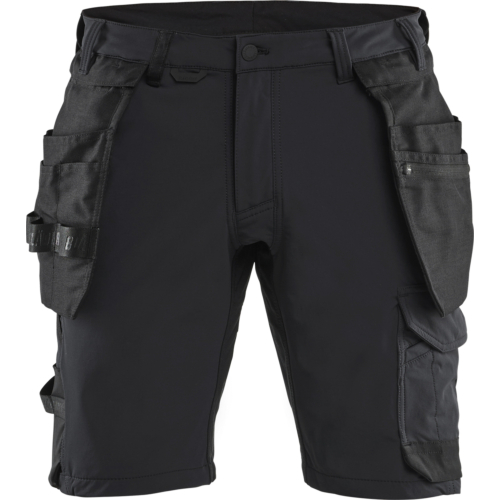 1702 Craftsman shorts 4-way stretch-Black-C44