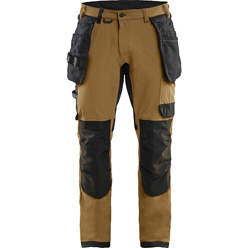 1720 Craftsman trousers 4-way Stretch-Black/Brown-C44