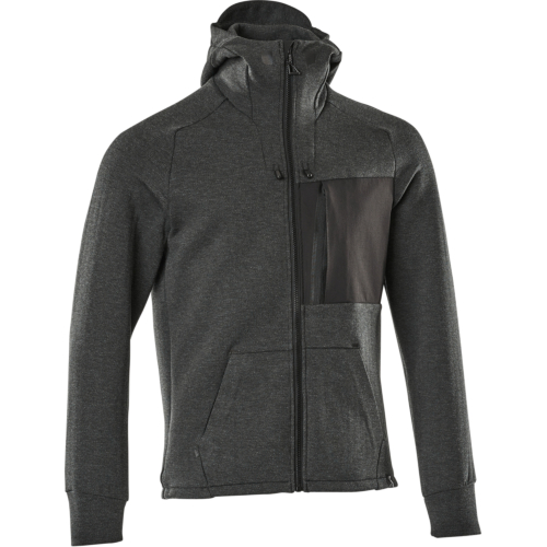 Huvtröja med blixtlås