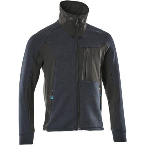 Sweatshirt med blixtlås