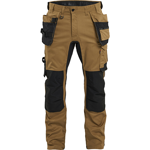 1720 Craftsman trousers 4-way Stretch-Black/Brown-C44