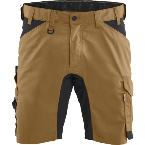 1753 Craftsman shorts stretch-Black/Brown-C44