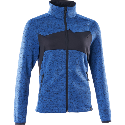  Stickad tröja med blixtlås