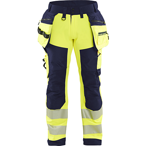1820 Hi-vis Softshell Trousers-Navy/Yellow-C44