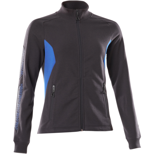 Sweatshirt med blixtlås