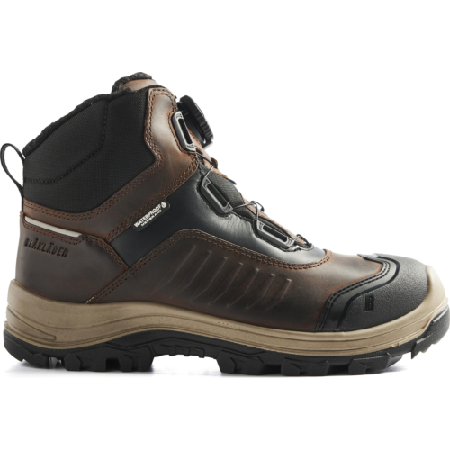 STORM Safety Boot-Black/Brown-36