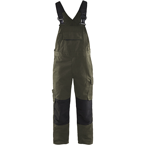 Bib overall with stretch-Green/Black-C44