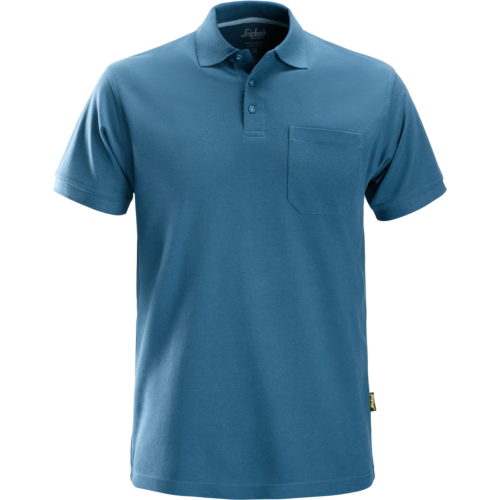 Classic Polo Shirt-Light Blue-XS