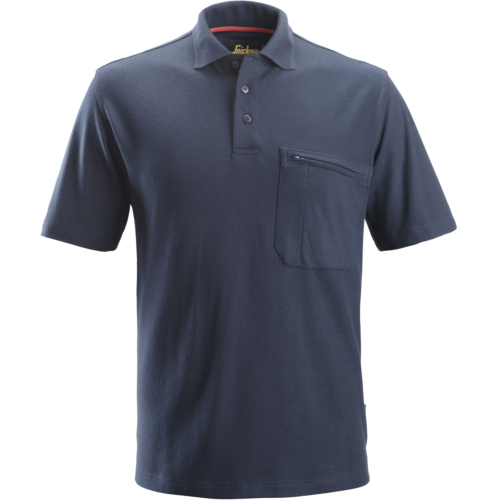 Short Sleeve Polo Shirt-Navy-XS