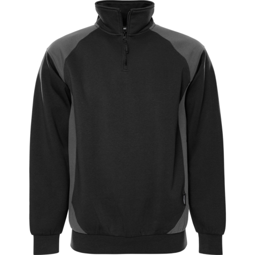 Sweatshirt med kort dragkedja 7048 GSM