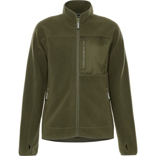 Argon micro pile fleece jacket woman-Army Green-S