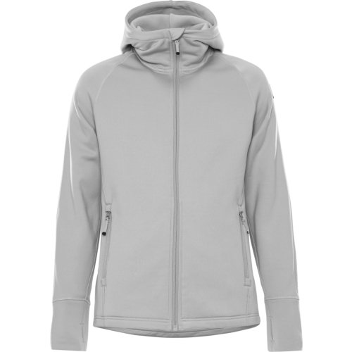 Cobalt Polartec® power stretch® hoodie woman-Light-Grey-S
