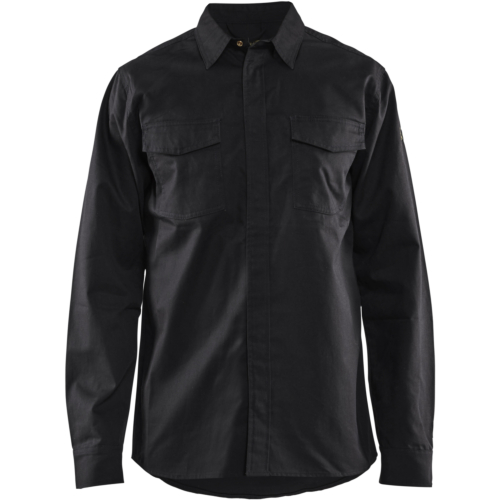 Flame retardant shirt-XS-Black