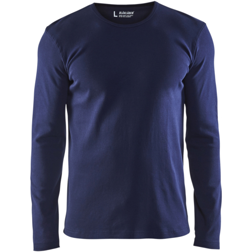 T-shirt long sleeved-Navy-XS