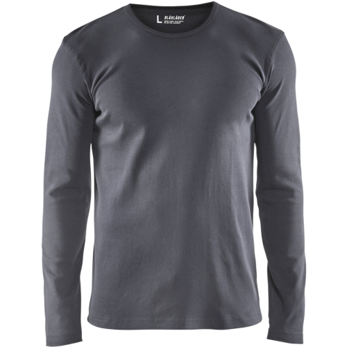 T-shirt long sleeved-Light Grey-XS