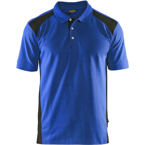 Polo shirt-Blue/Black-XS