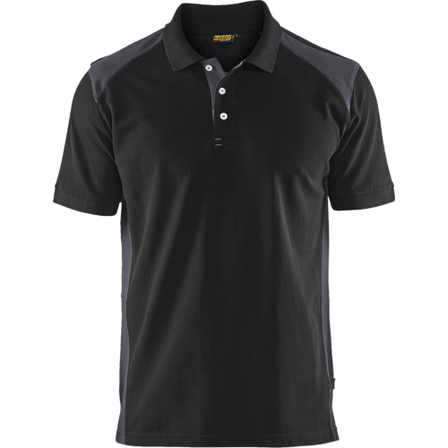 Polo shirt-Grey/Black-XS