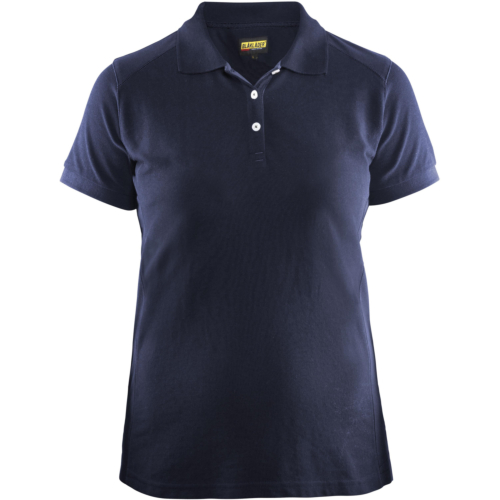 Ladies Polo Shirt-Blue-XS