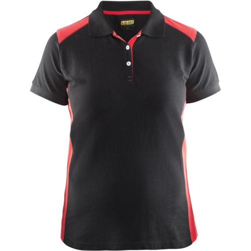 Ladies Polo Shirt-Red-XS