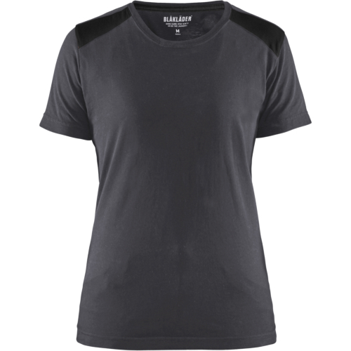 Ladies t-shirt-XS-Grey/Black