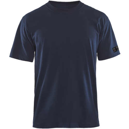 Flame retardant t-shirt-Navy-XS
