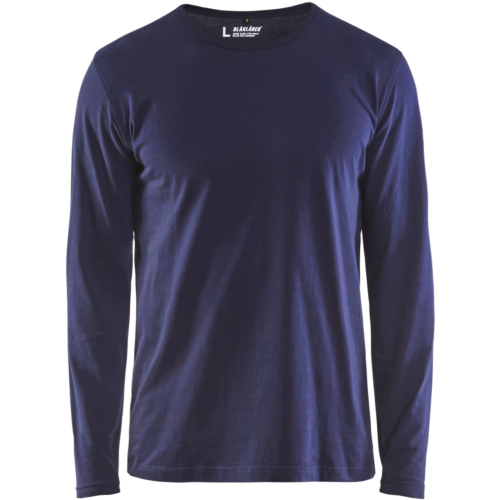 T-shirt long sleeved-Navy-XS