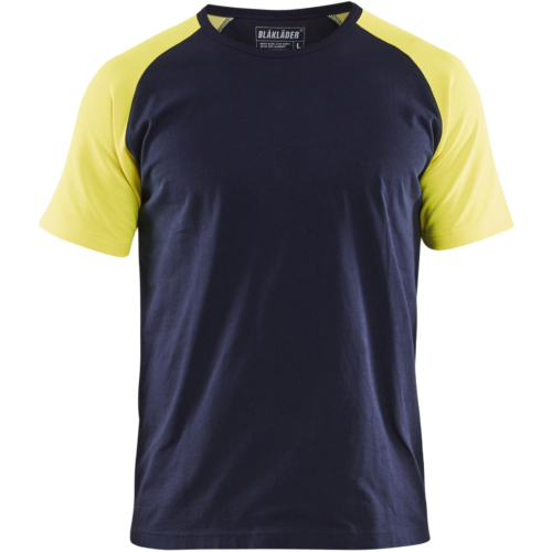 T-shirt med varseldetaljer