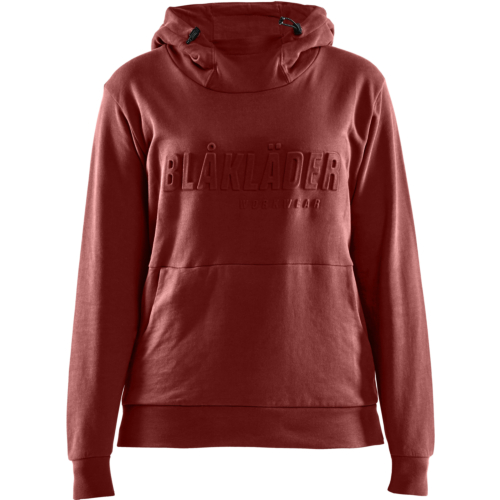 Ladies hoodie 3D-Red-XS