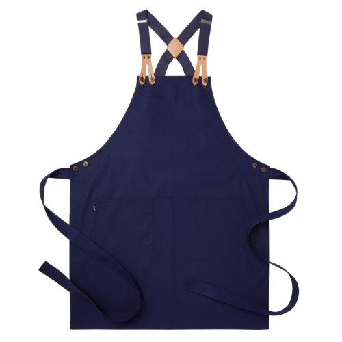 Bib apron-Navy-One size