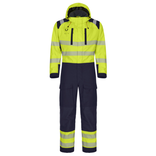 Hi-vis winter boilersuit-Navy/Yellow-XS