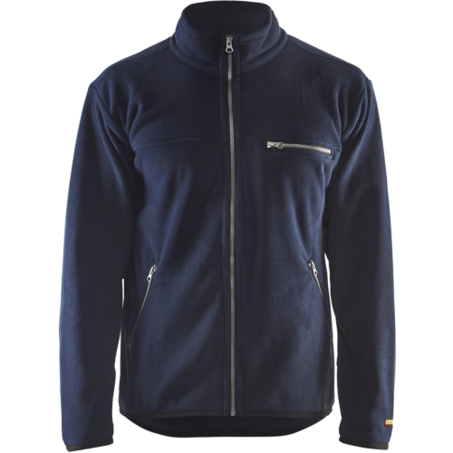 Fleece Jacket-Blue-XS