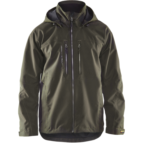 Lightweight lined functional jacket-Green/Black-XS