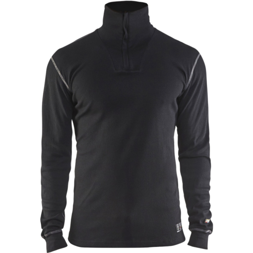 Flamskyddad underställströja halfzip