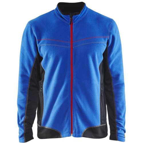 Micro fleece jacket-Blue/Black-XS