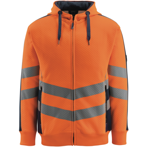 Huvtröja med blixtlås