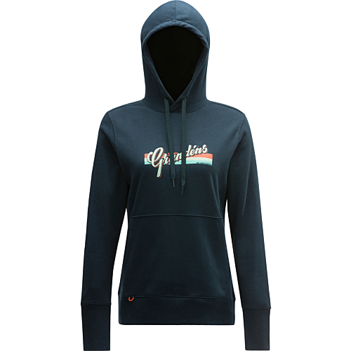 Women’s Script Hoodie-Navy-M