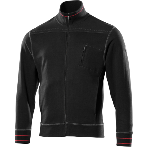 Sweatshirt med blixtlås