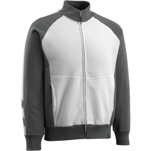 Sweatshirt med blixtlås