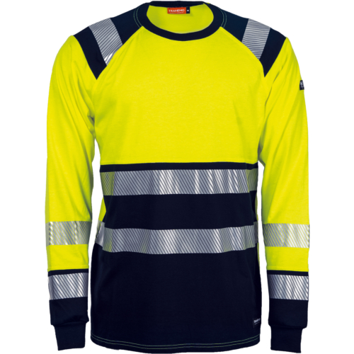 Flamskyddad T-shirt, Lång Ärm