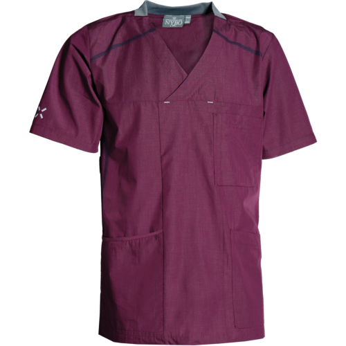 Unisex smock, Sporty-S-Wine Red
